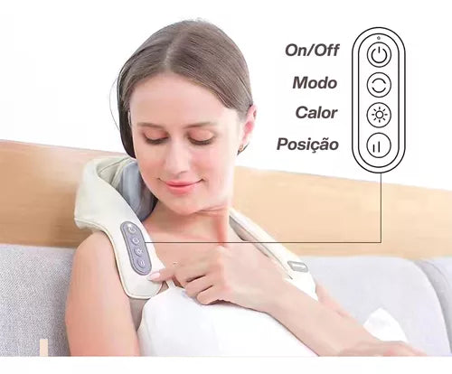 Massageador De Pescoço E Ombros Terapêutica