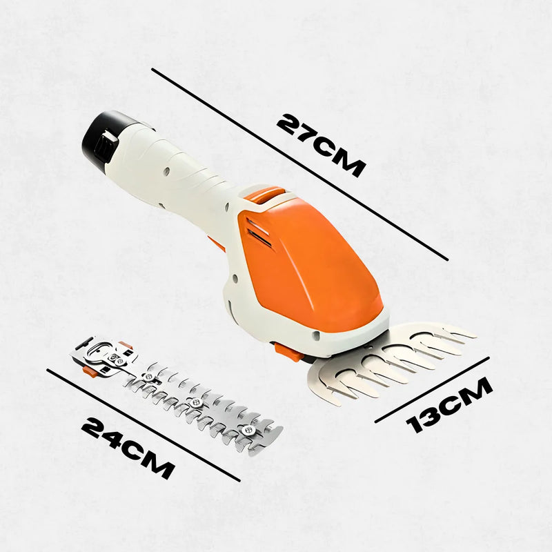 Cortador De Grama Portátil Sem Fio 2 Em 1
